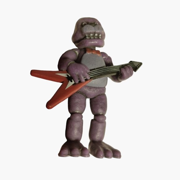 Funko Mini Rockstar Bonnie Five Nights at Freddys Figure Purple 2016 NO ears - Picture 1 of 9
